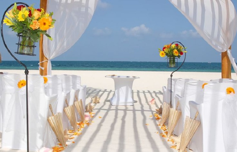 Mexico Beach Wedding