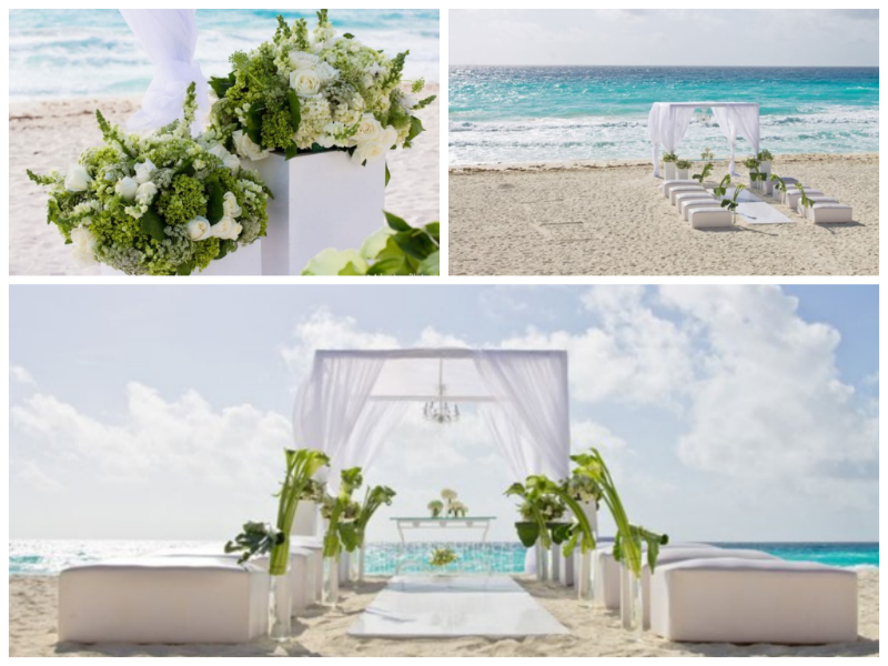 Beach Wedding in Cancun, Mexico