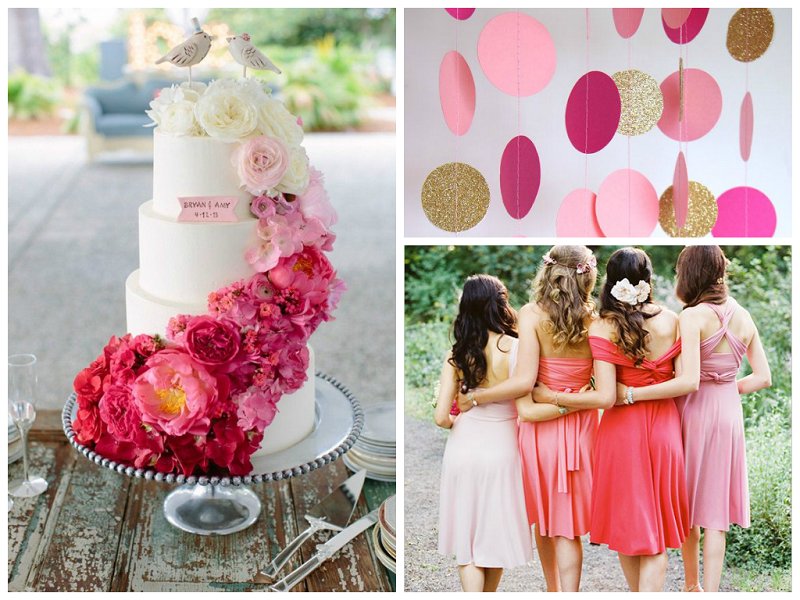 2014 Summer Wedding Trends: PINK!