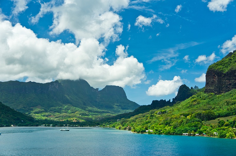 Paradise View Of Moorea Islands, Cook's Bay, French Polynesia
