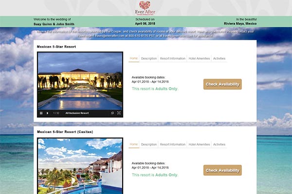 Destination Wedding Guide | Online Booking for Hotel Reservations