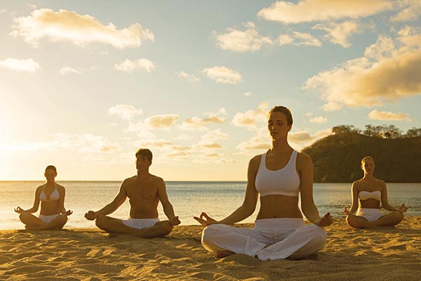 Yoga on the Beach | Destination Wedding Weekend Ideas for Guests