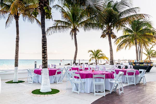Destination Weddings in Mexico | Rivieria Maya | Beachfront Wedding Reception