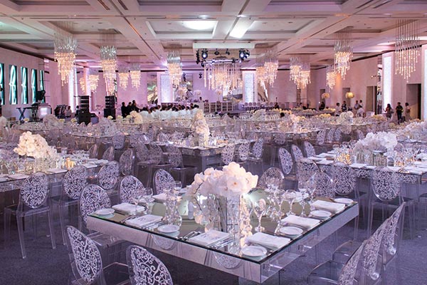 Destination Weddings in Mexico | Rivieria Maya | Elegant Ballroom Wedding Reception
