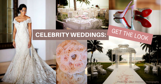 Get the Look: Celebrity Weddings in Paradise