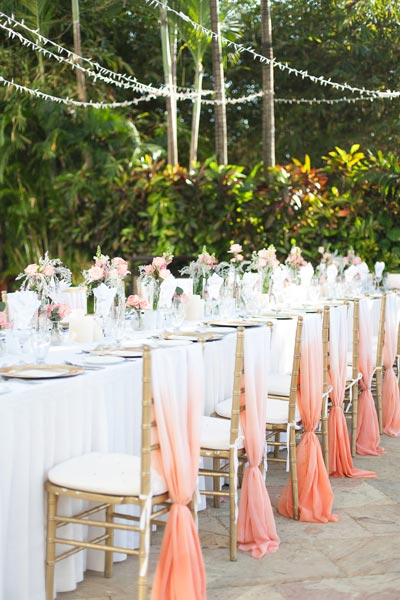 Coral Reception Ideas | Coral Wedding Ideas | Pantone Color of the Year | Peach Weddings